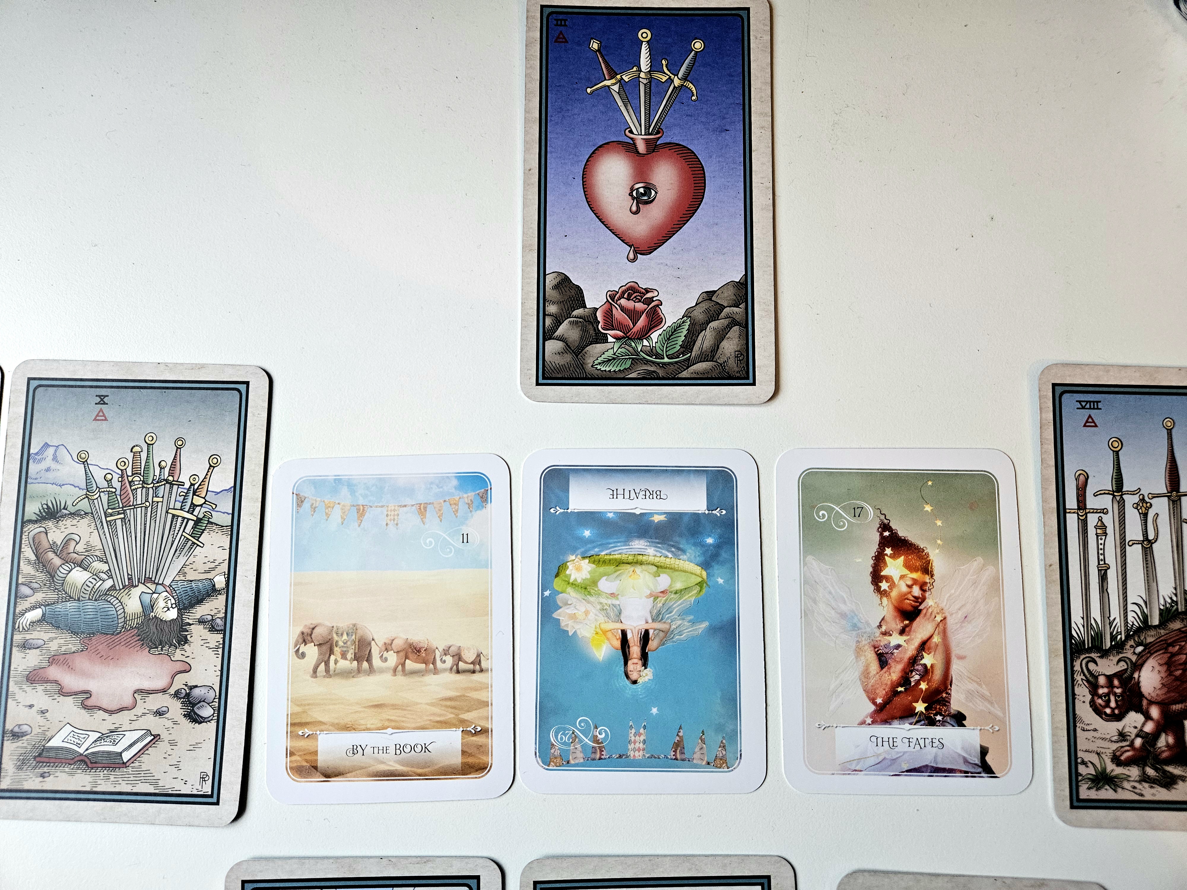Spread bridge: By the Book, Breathe, The Fates