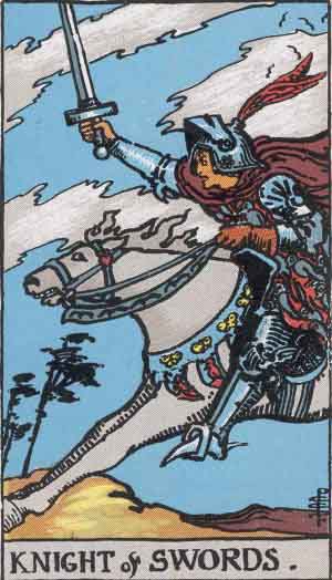 Rider-Waite-Smith Knight of Swords