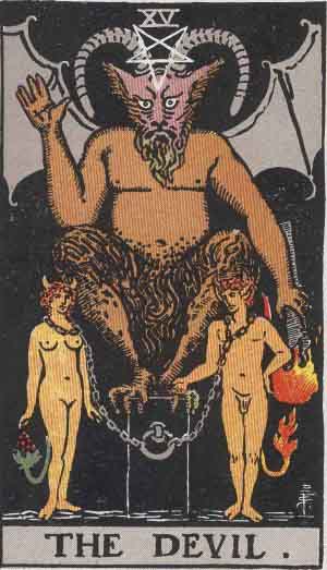 The Devil tarot card