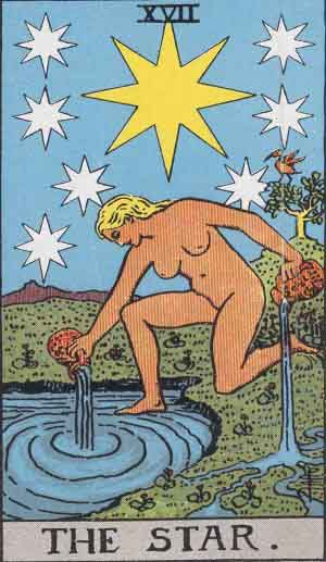 Rider Waite Smith The Star tarot card