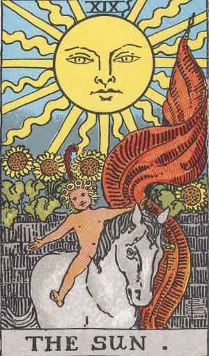 Rider Waite Smith The Sun tarot card
